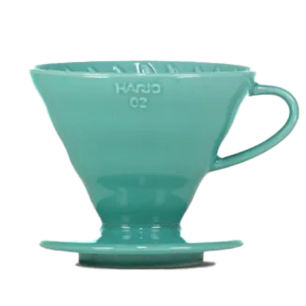 Hario V60 02 Seramik Dripper (Turkuaz) - Ekipmanlar | KRONOTROP