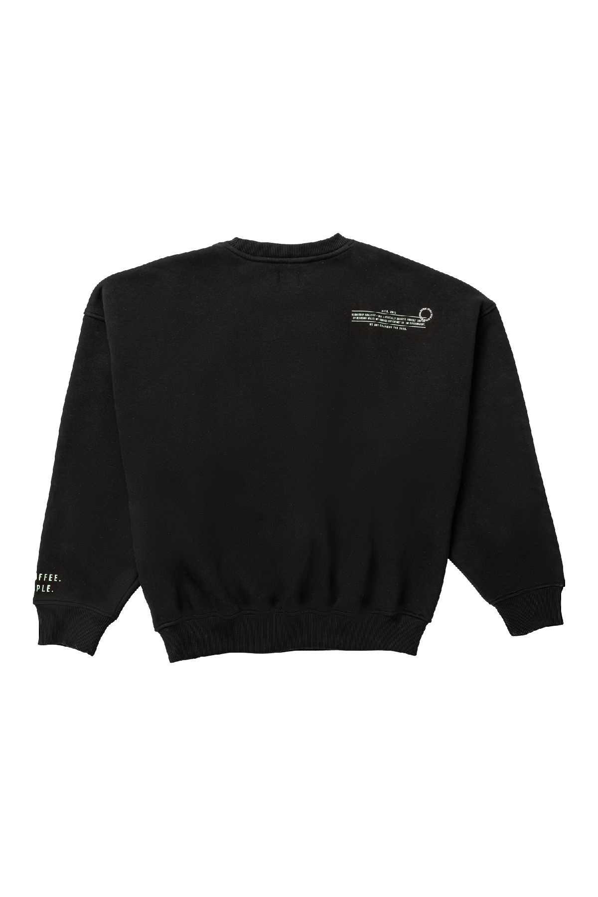Grounded Collection Siyah Sweatshirt - Aksesuar görsel 2 | KRONOTROP